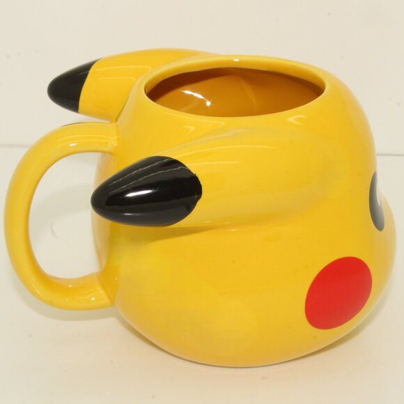 Just Funky Pokemon Pikachu 3D Molded Coffee Cup Mug 2016 Nintendo 16 Oz - Picture 4 of 7